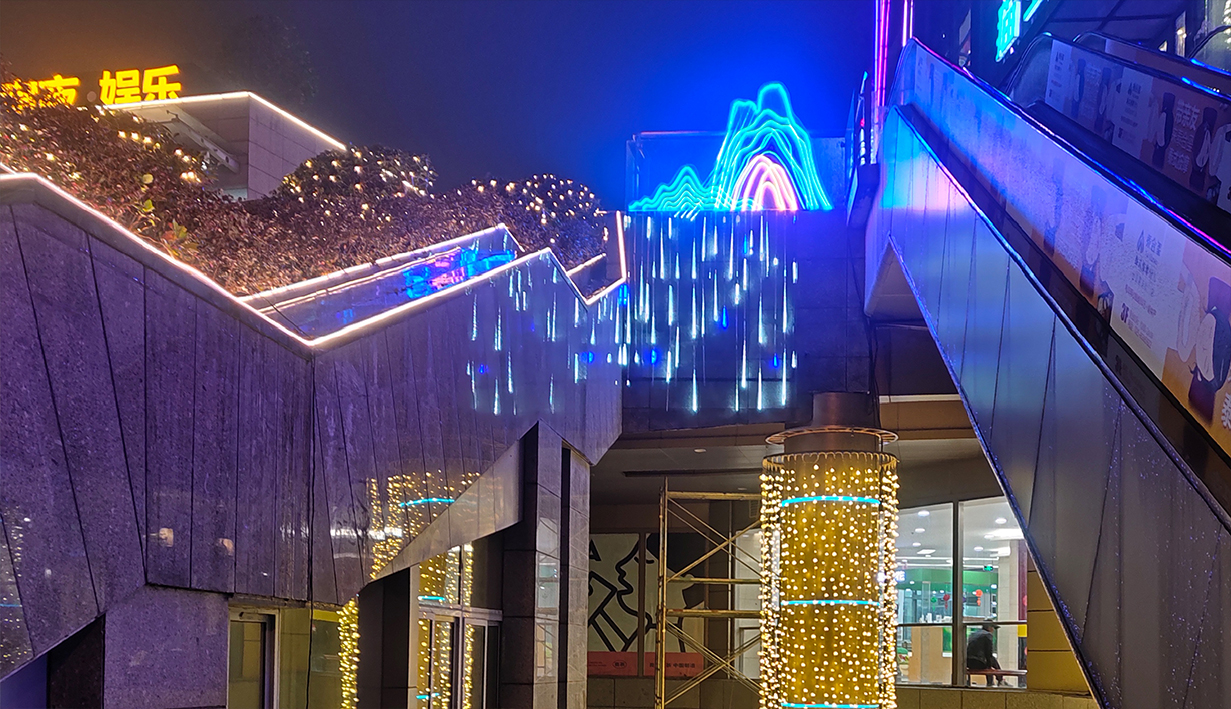 大观天地亮化美陈(图1)