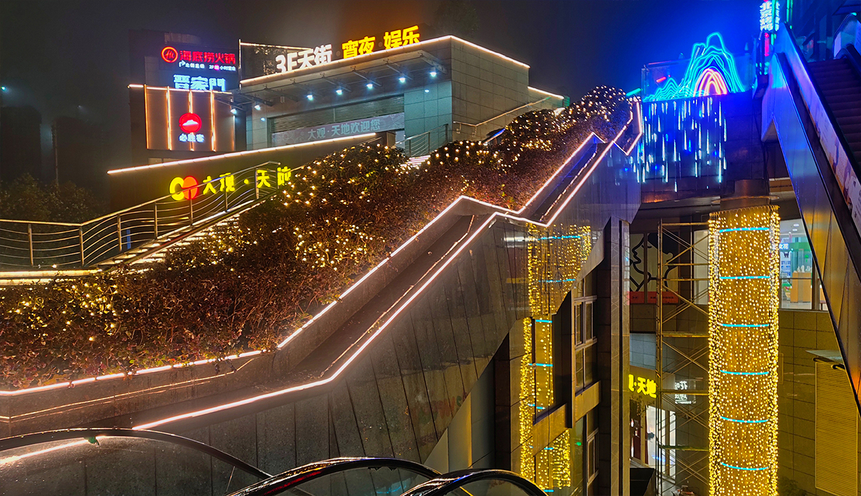 大观天地亮化美陈(图2)