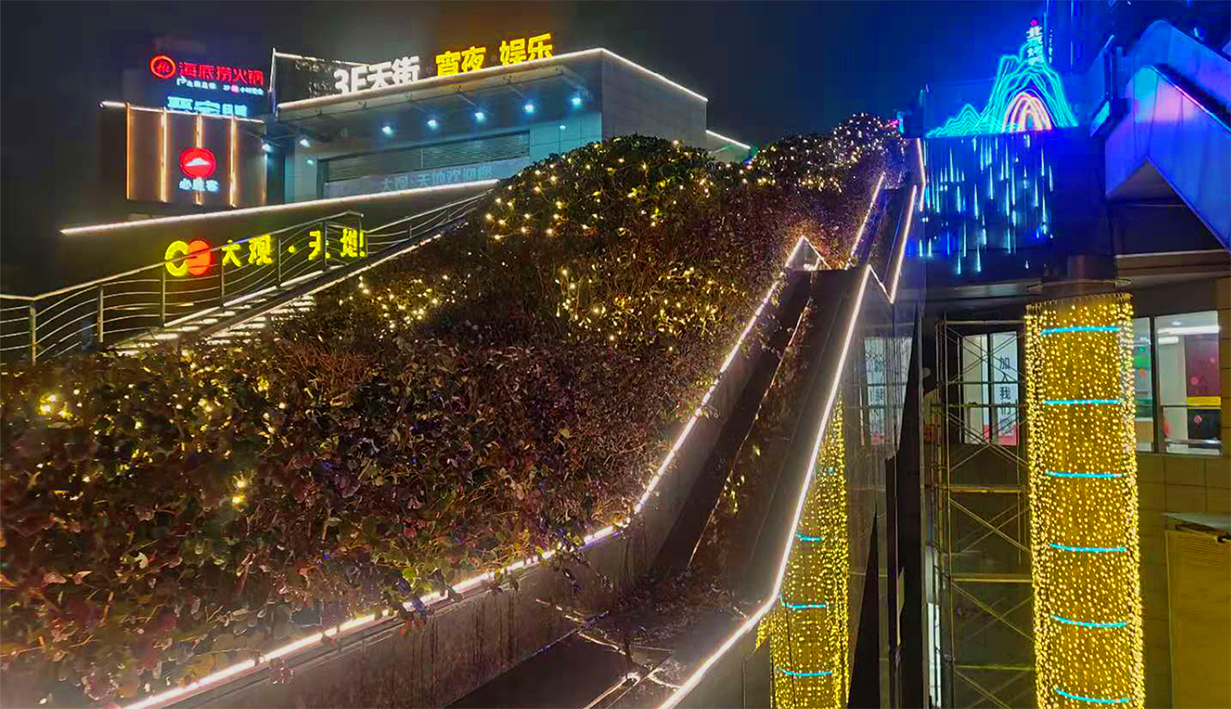 大观天地亮化美陈(图3)